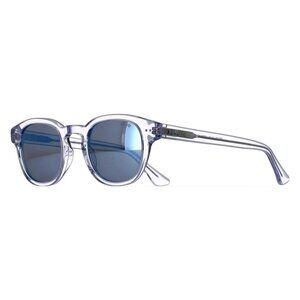 New REVO Sterling Transparent Polarised Square RE 1255 09 BL Sunglasses Women